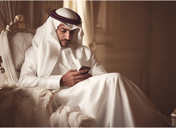 Middle Eastern users enjoying Sama